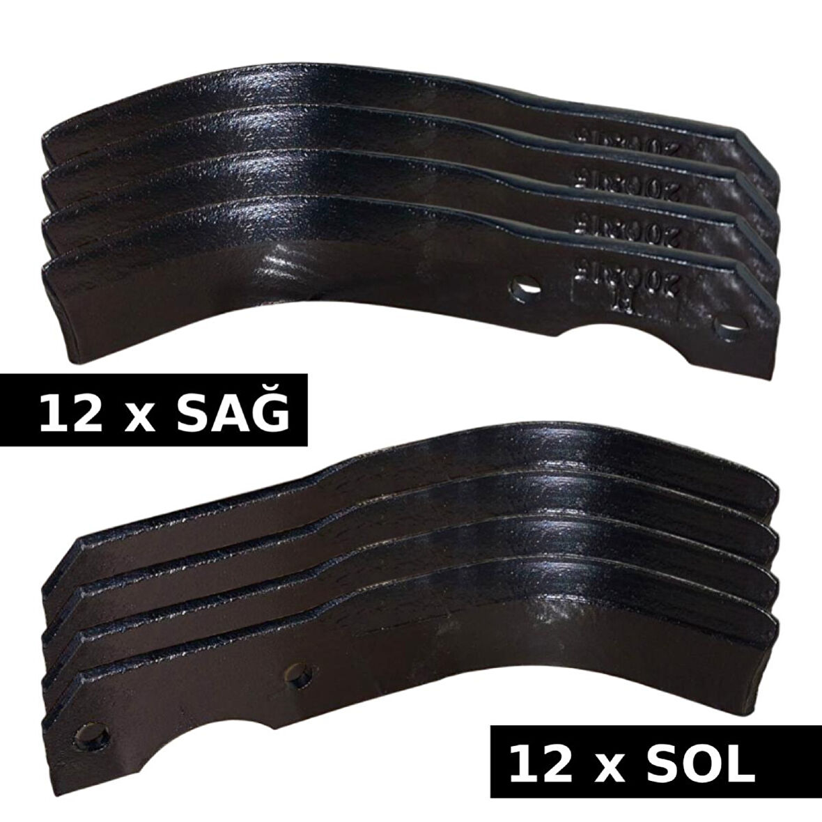 Antrac Benzinli Modeller  Çapa Bıçakları 24 Adet