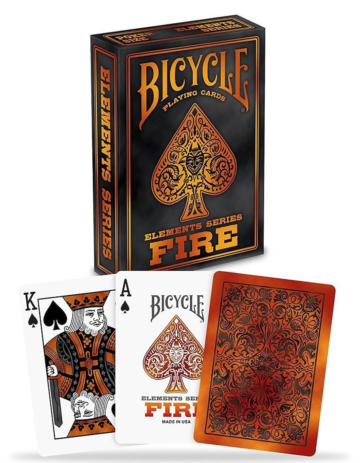 Bicycle Elements Fire Oyun Kağıdı Koleksiyonluk İskambil Kartları