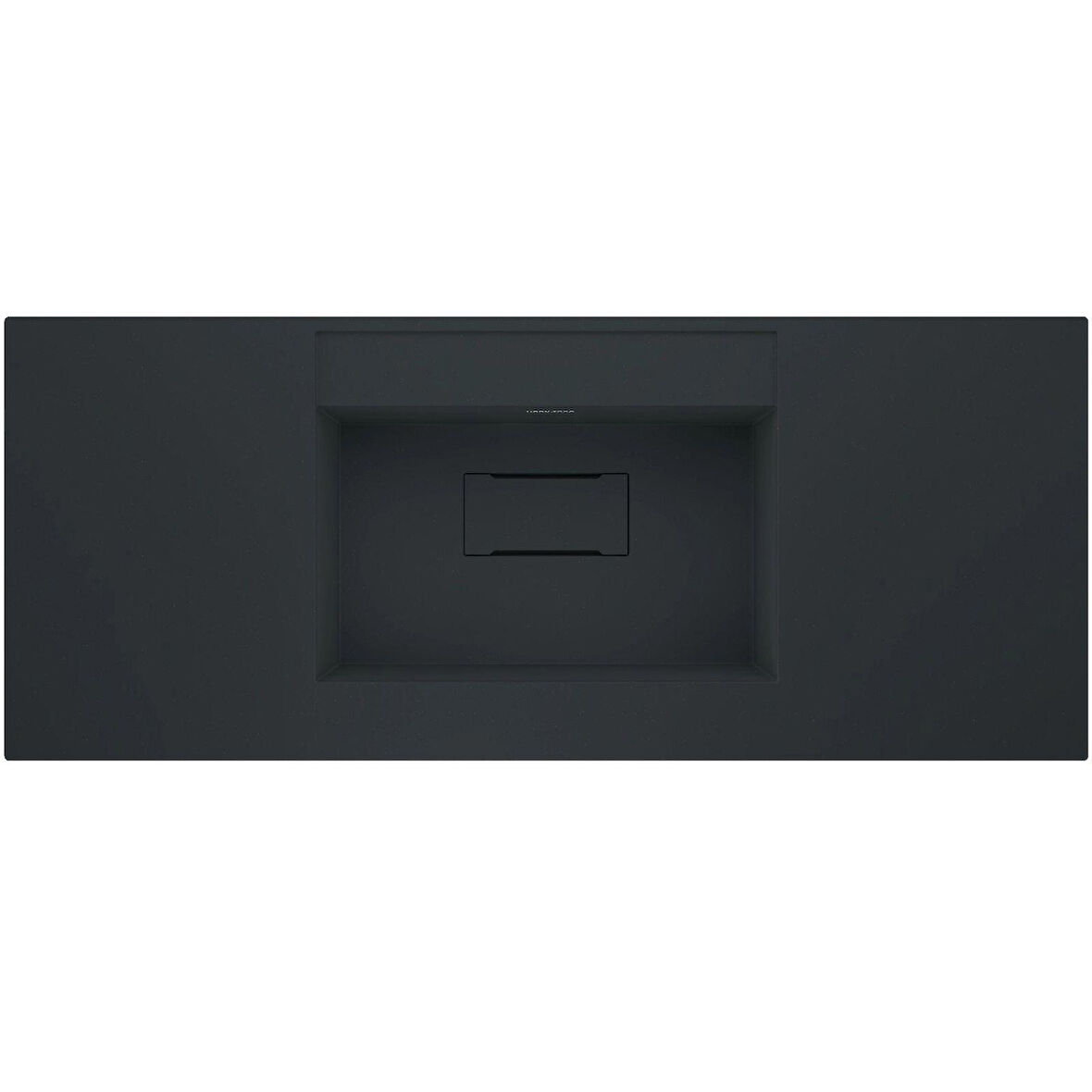 Real Stone Flatstone 70x50 Siyah Etajerli Granit Banyo Lavabosu