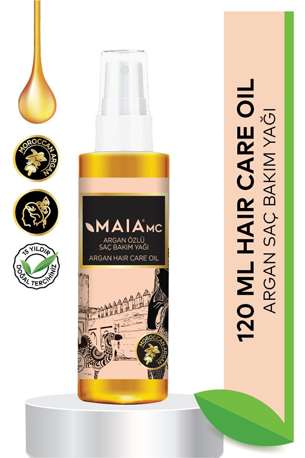 Argan Saç Bakım Yağı 120 Ml