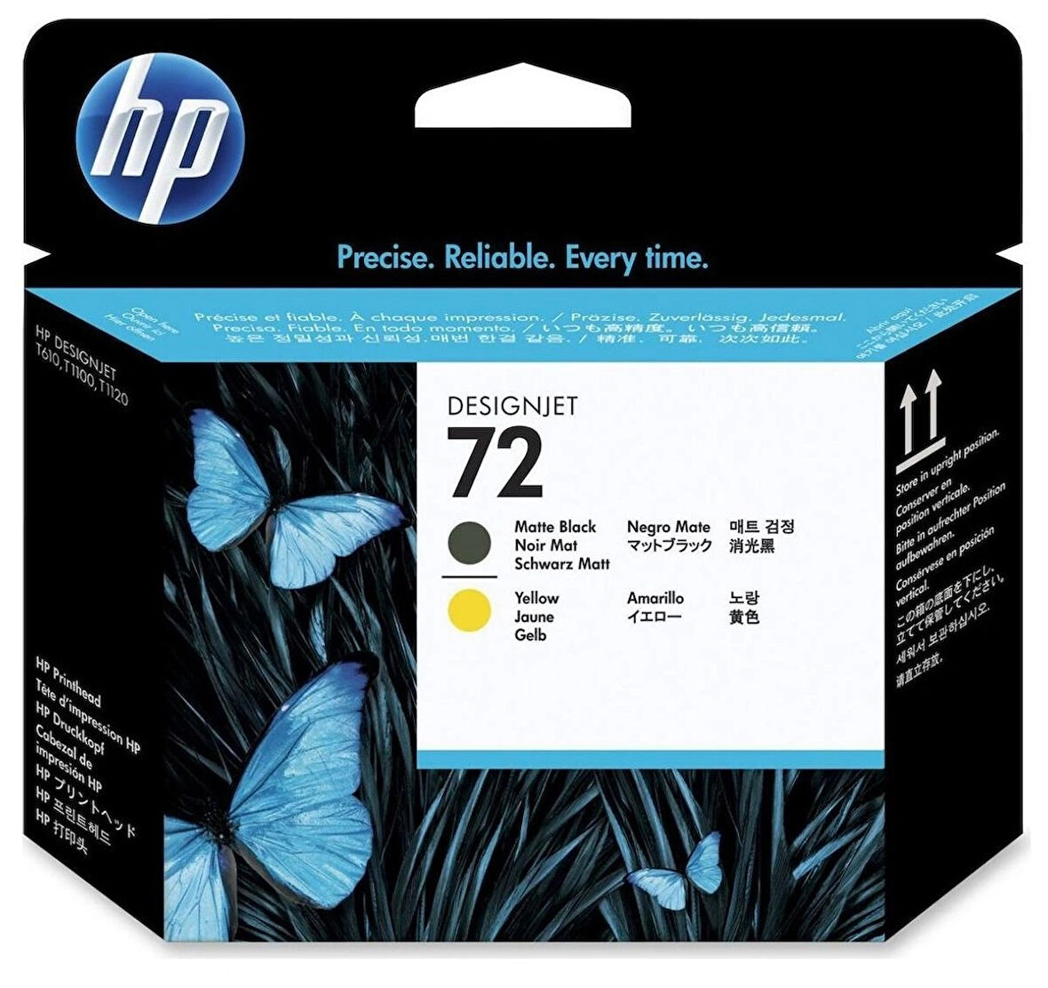 Feyza Bilişim® HP 72 Matt Black/Yellow Baskı Kafası Orijinal Plotter Designjet Printhead (C9384A)