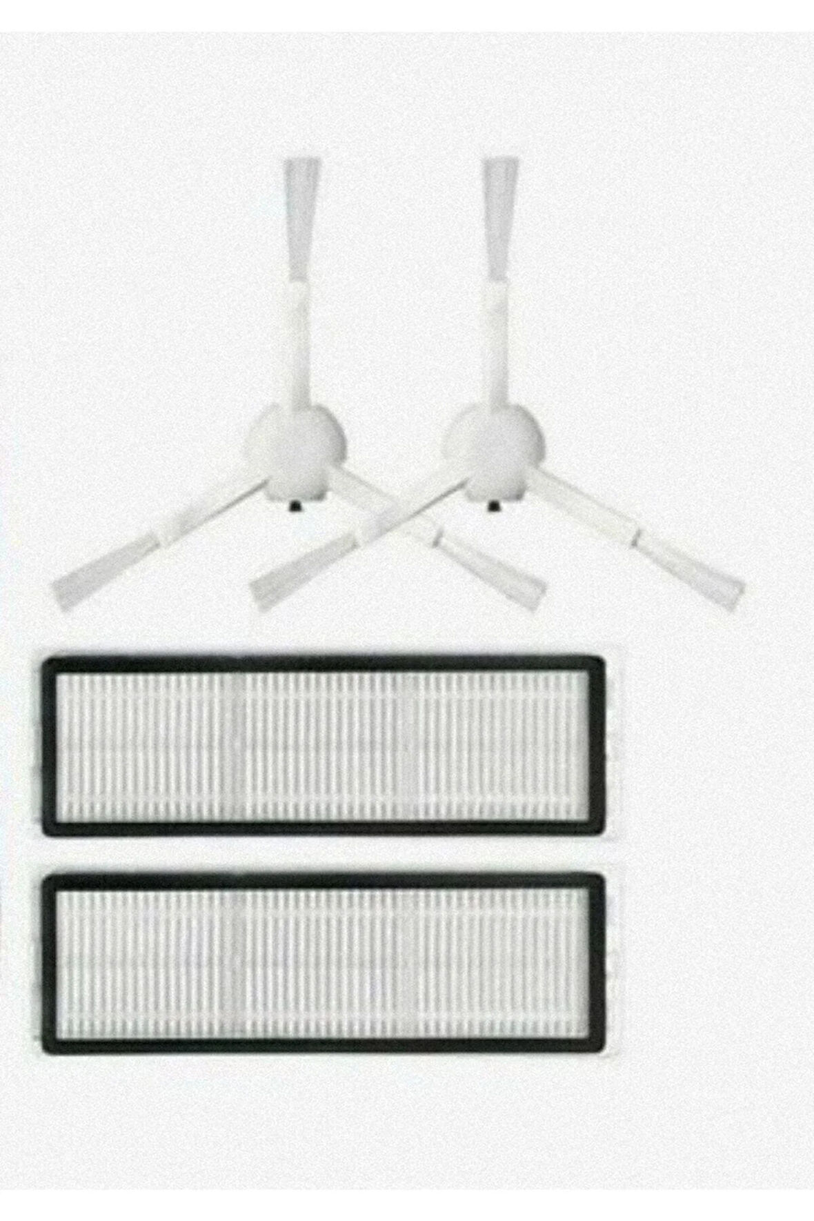 Xiaomi Mop 2 Pro (3D) Uyumlu 2li Yan Fırça Ve 2 Adet Hepa Filtre