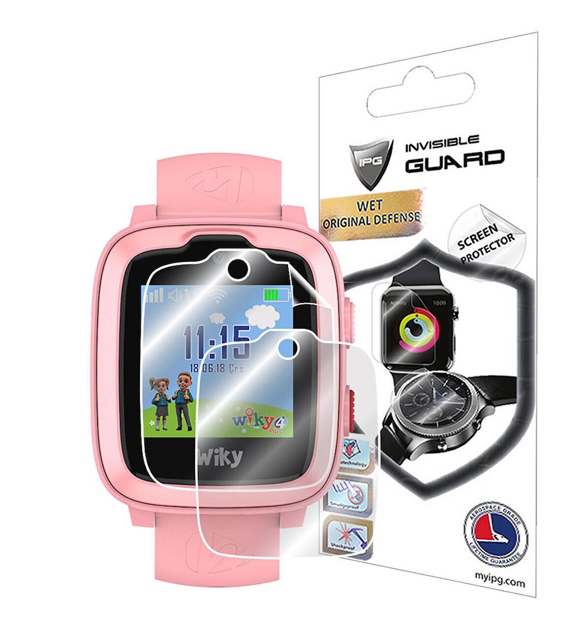 IPG Wiky Watch 4 Plus Smart Kidswatch Ekran Koruyucu (2 Adet)
