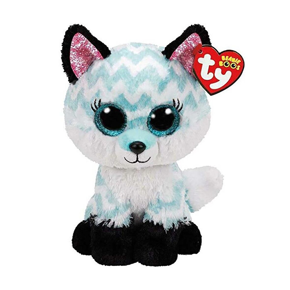 Ty Atlas Beanie Boo Aqua Chevron Tilki 150079TY36368