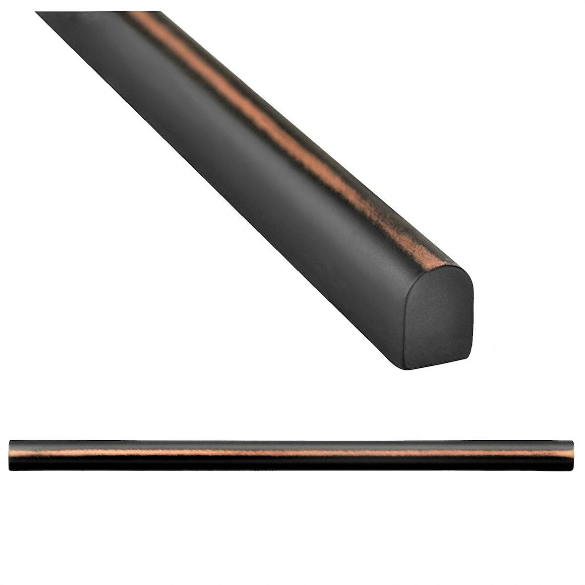 Nichetiles Trendy El Yapımı Metal Dekoratif Profil Bordür Dekor Antik Bakır  1.9 x 30.5 cm.