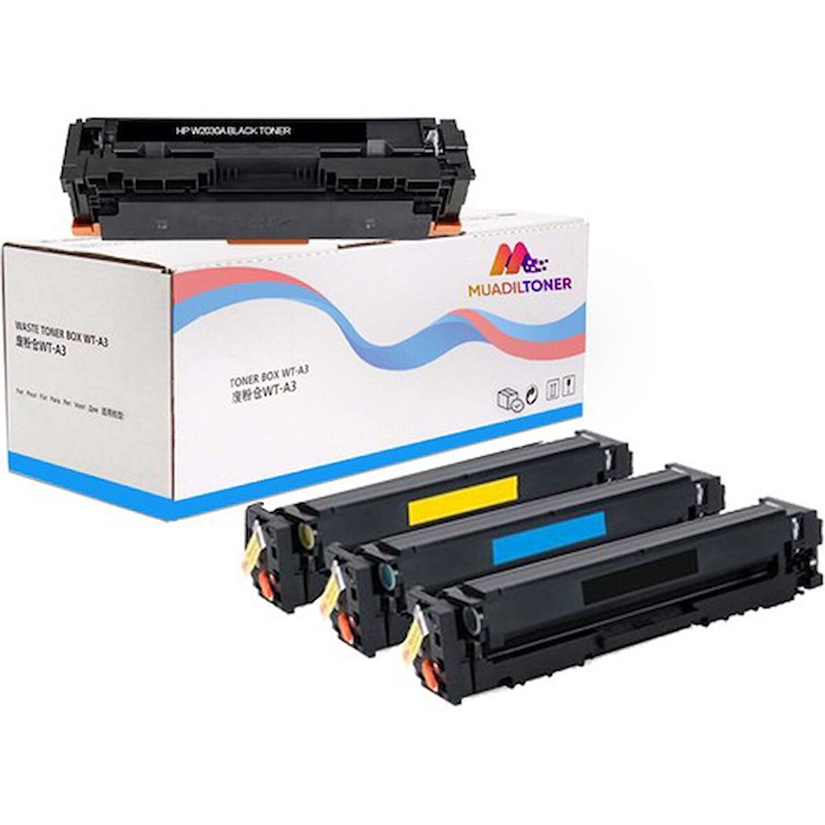 Colorful Toner Hp Color Laserjet Pro M479FNW Uyumlu 4 Renk Muadil Toner Seti 415A Çipsiz