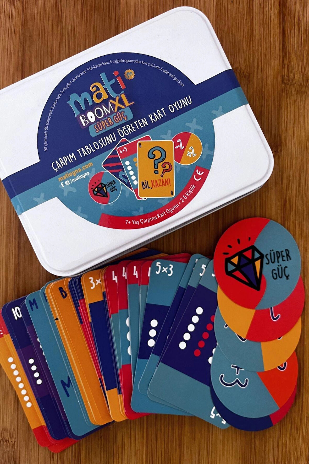 Mati Boom XL Kart Oyunu - Çocuklar İçin Matematik