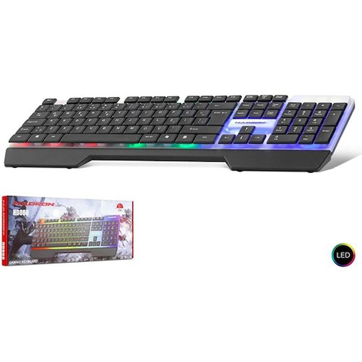 Hadron HD868 Klavye Oyun Ledli Q