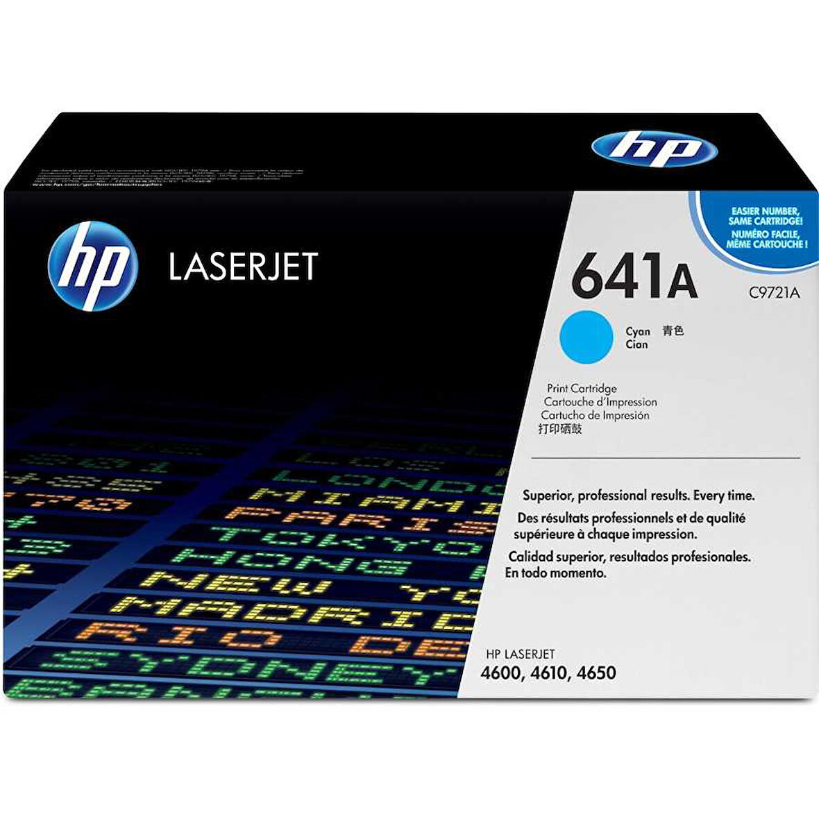 Hp C9721A (641A) Kutusu Hasarlı Mavi Orjinal Toner