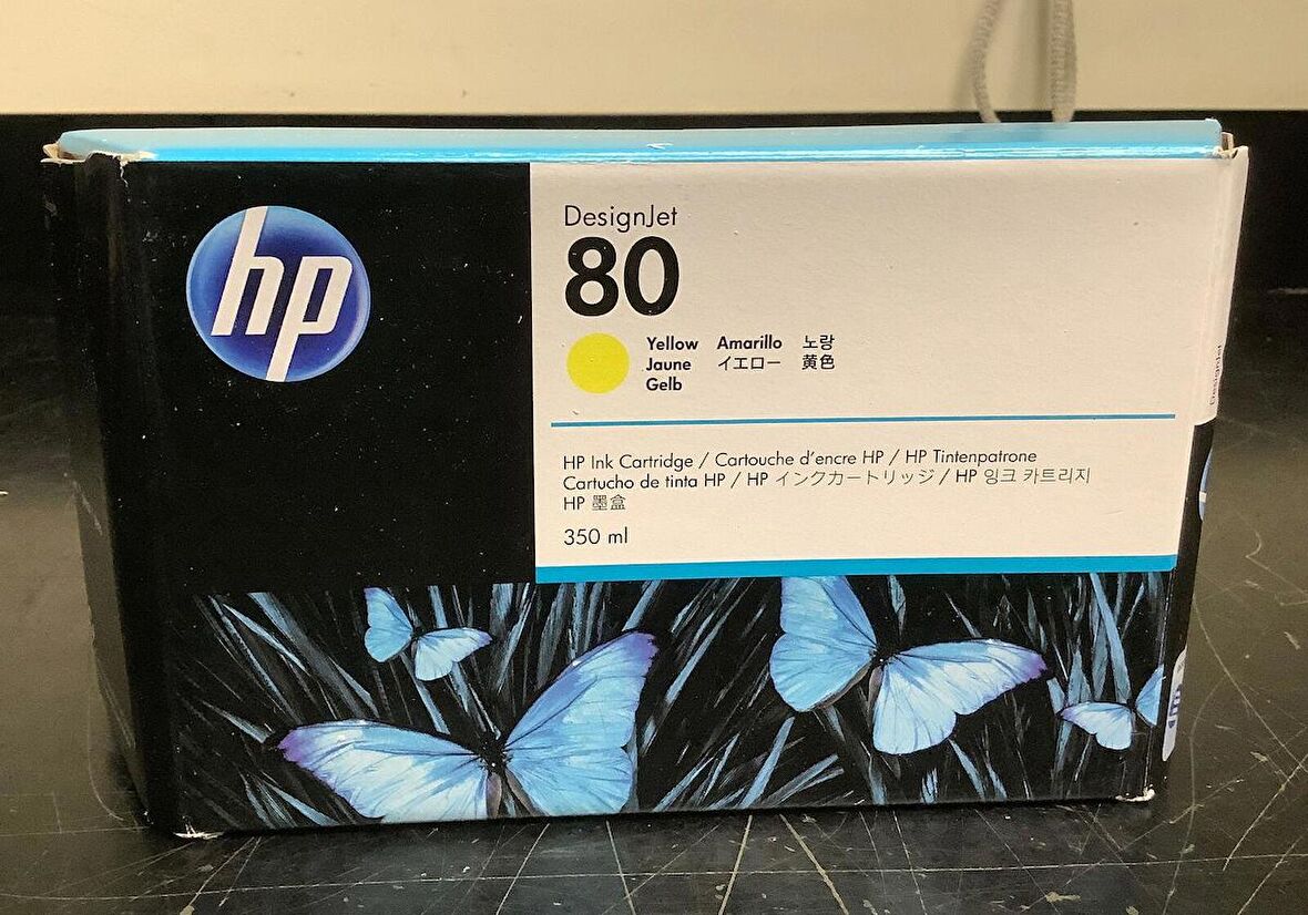 Hp 80 350 Ml Yellow Ink Cartridge C4848A Eski Tarih