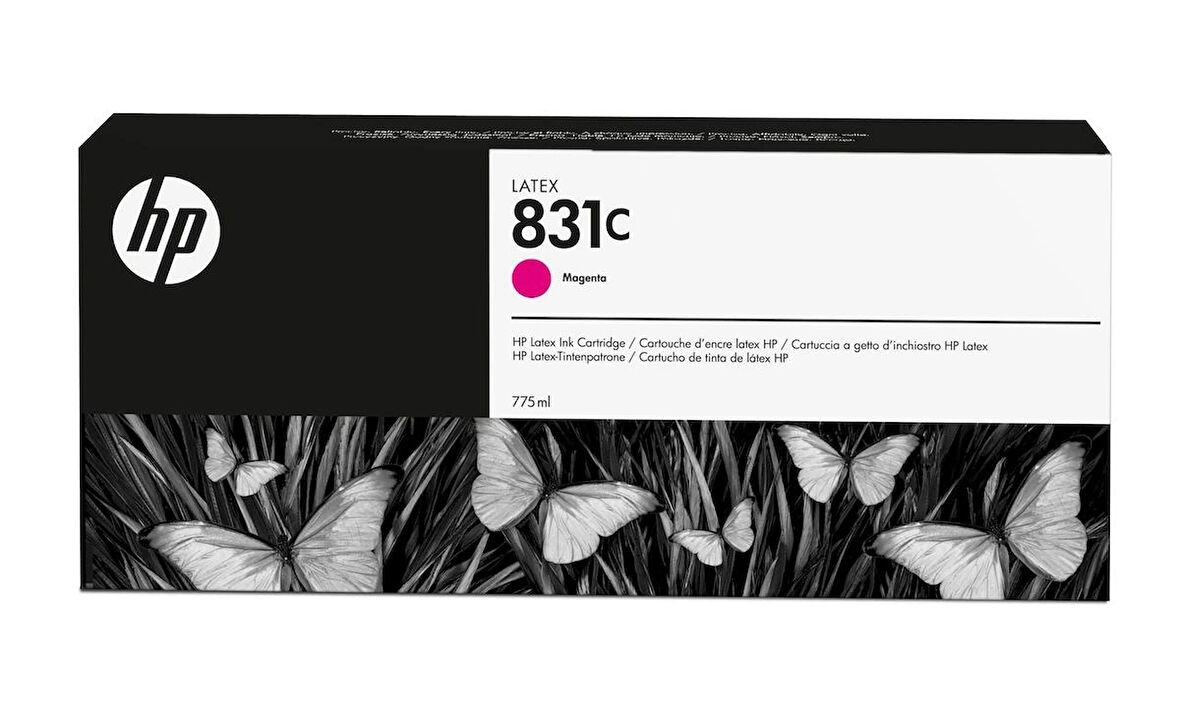 Feyza Bilişim® HP 831C Magenta 775 ml. Macenta Orijnal Latex Mürekkep Kartuşu (CZ696A)