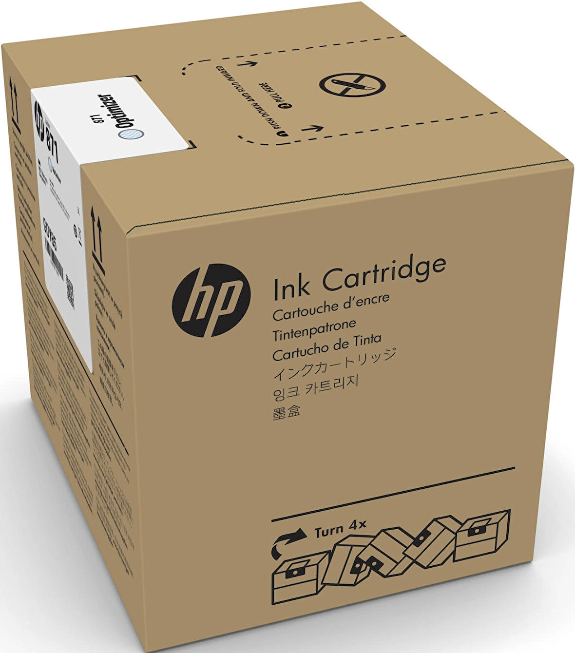 Feyza Bilişim® HP 871 Optimizer 3 Litrelik Optimize Edici Orijnal Latex Mürekkep Kartuşu (G0Y85C)