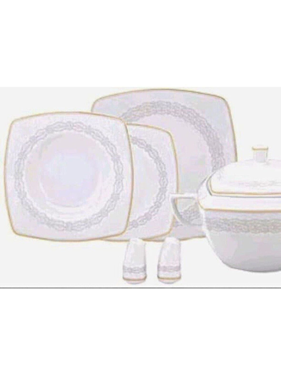 Bernardo Ceria Parça Kare Yemek Takımı