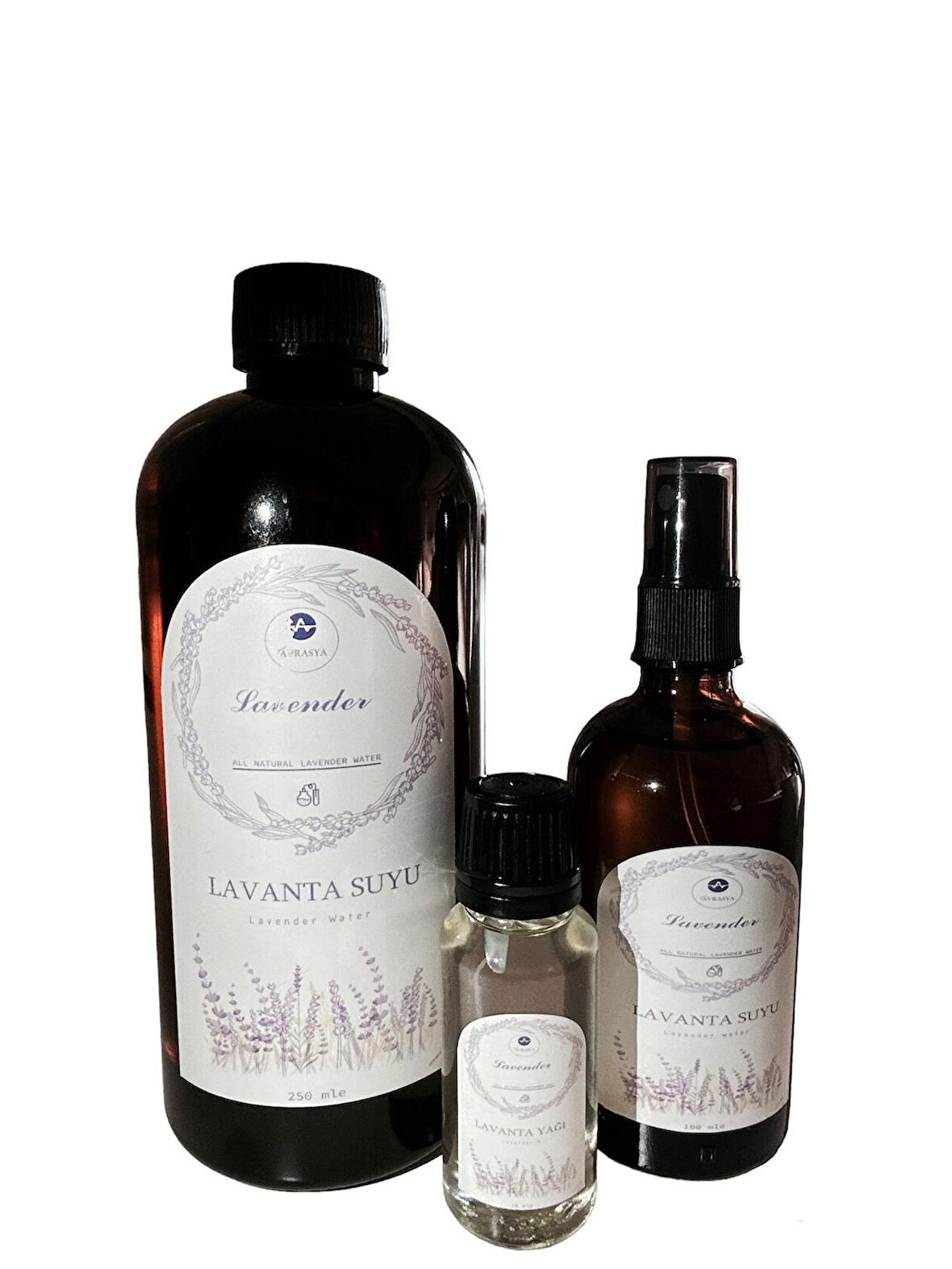 Lavanta Yağı 20 ml + Lavanta Suyu 100 ml +250 ml