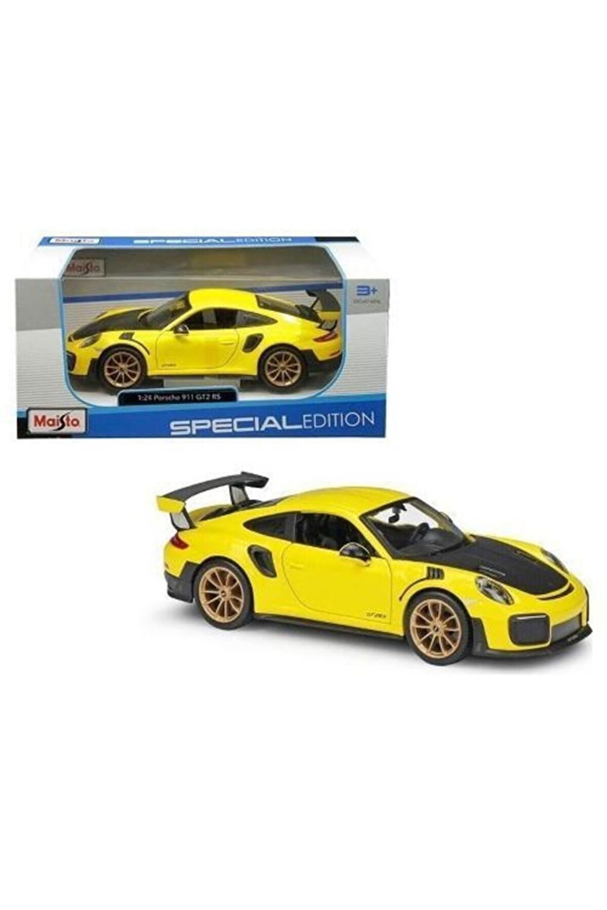 1:24 2018 Porsche 911 Gt2 Rs Racing Model Araba