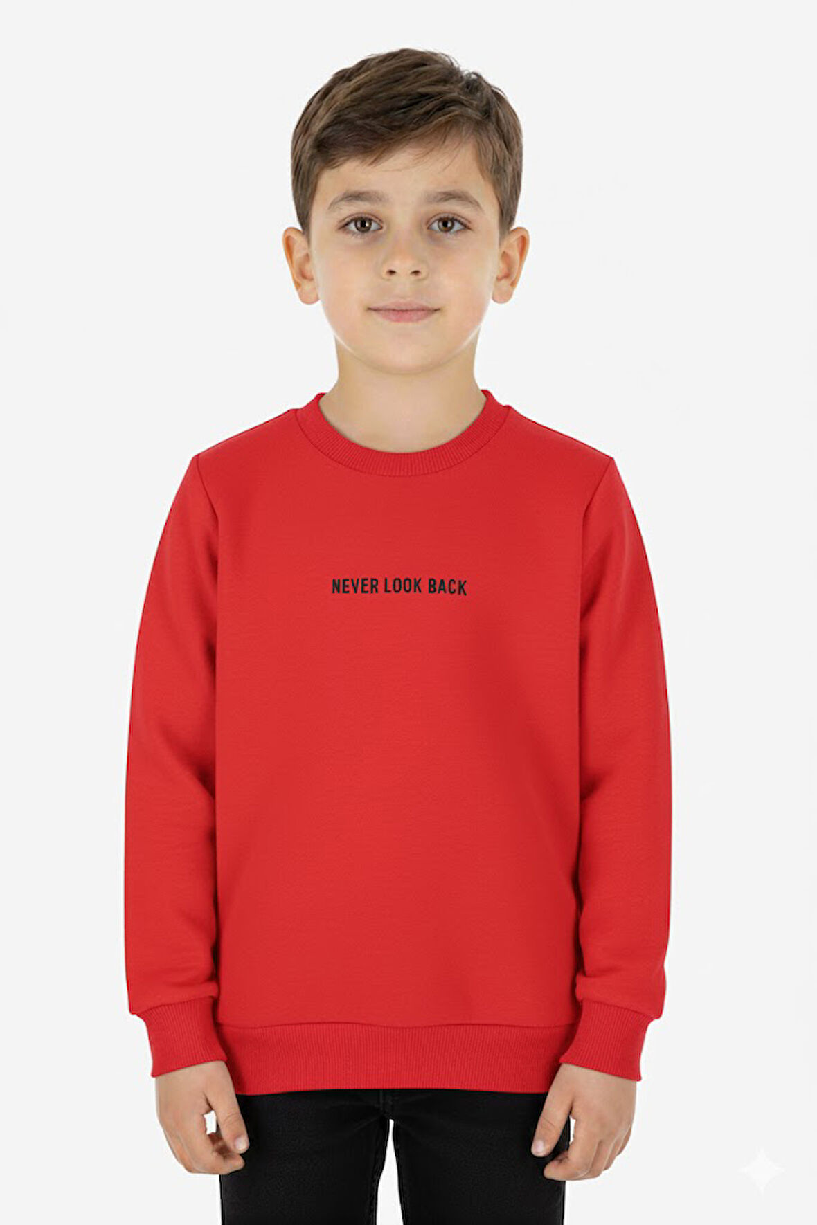 Erkek çocuk sweatshirt 2 iplik şardonlu