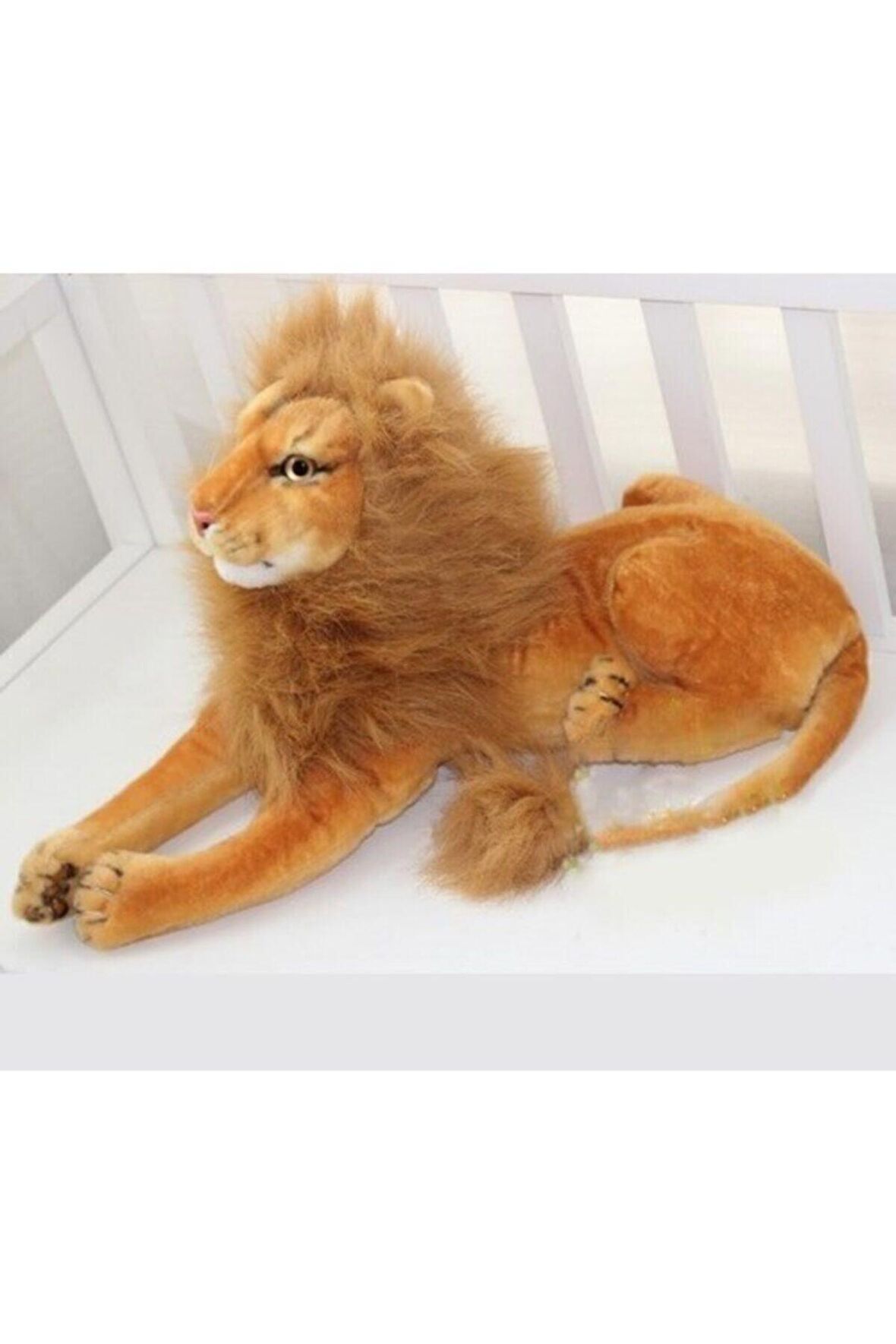 Kükreyen Sesli Aslan Peluş 35 Cm
