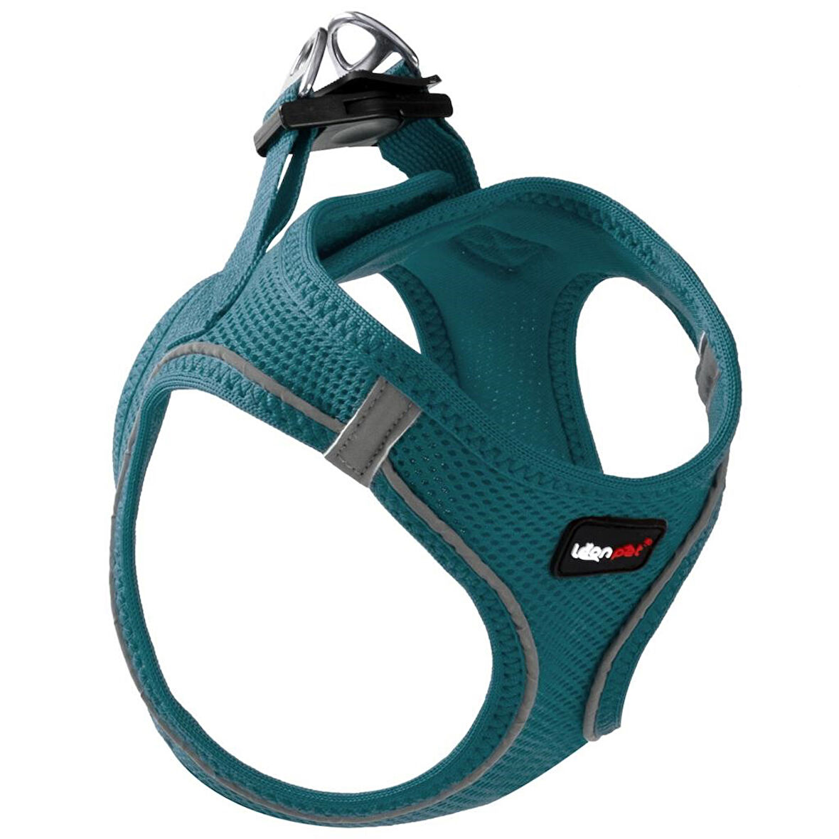 Leon Pet Air Mesh Koyu Yeşil Göğüs Tasması Large