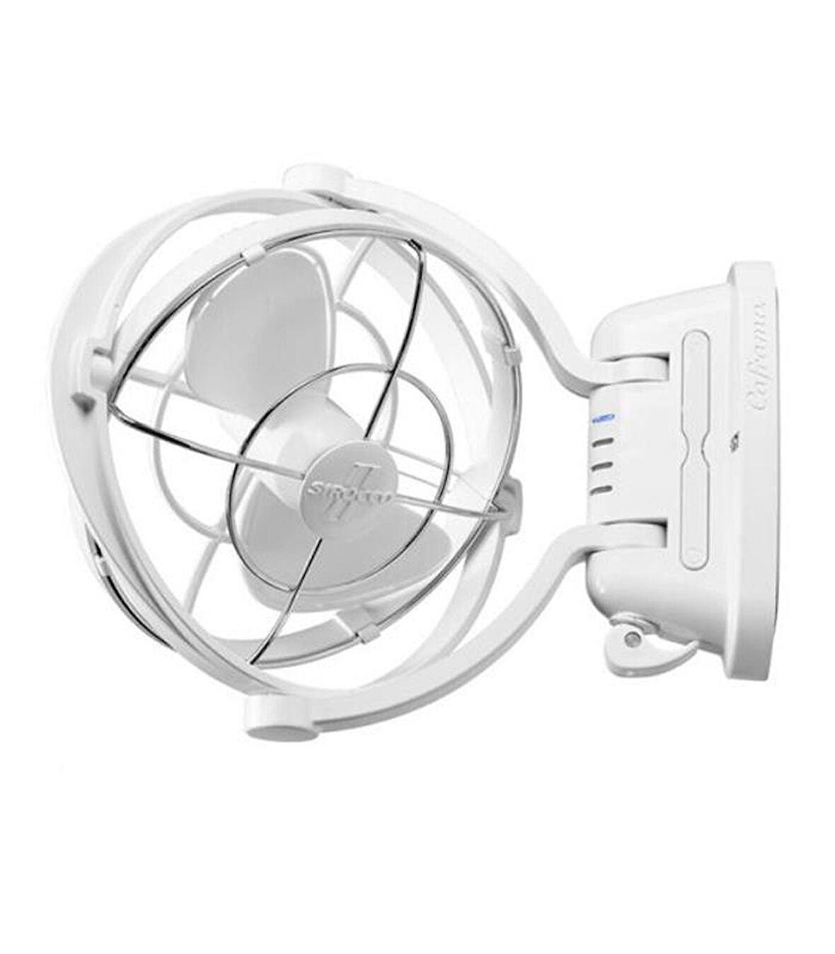 CAFRAMO SİROCCO 2 KAMARA VANTİLATÖR 12/24V BEYAZ