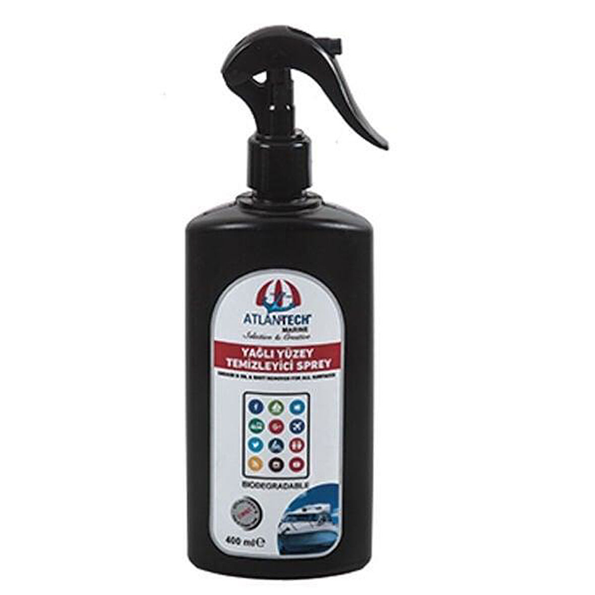 YAĞLI YÜZEY TEMİZLEME VE PARLATICI SPREYİ 400 ml 