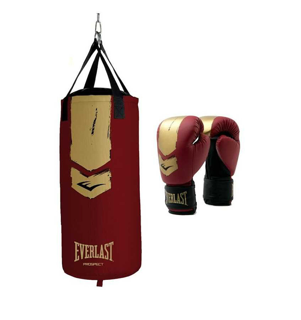 Everlast Prospect 2 Junior Red/Gold 76x28CM Boks Torbası Seti P00003139