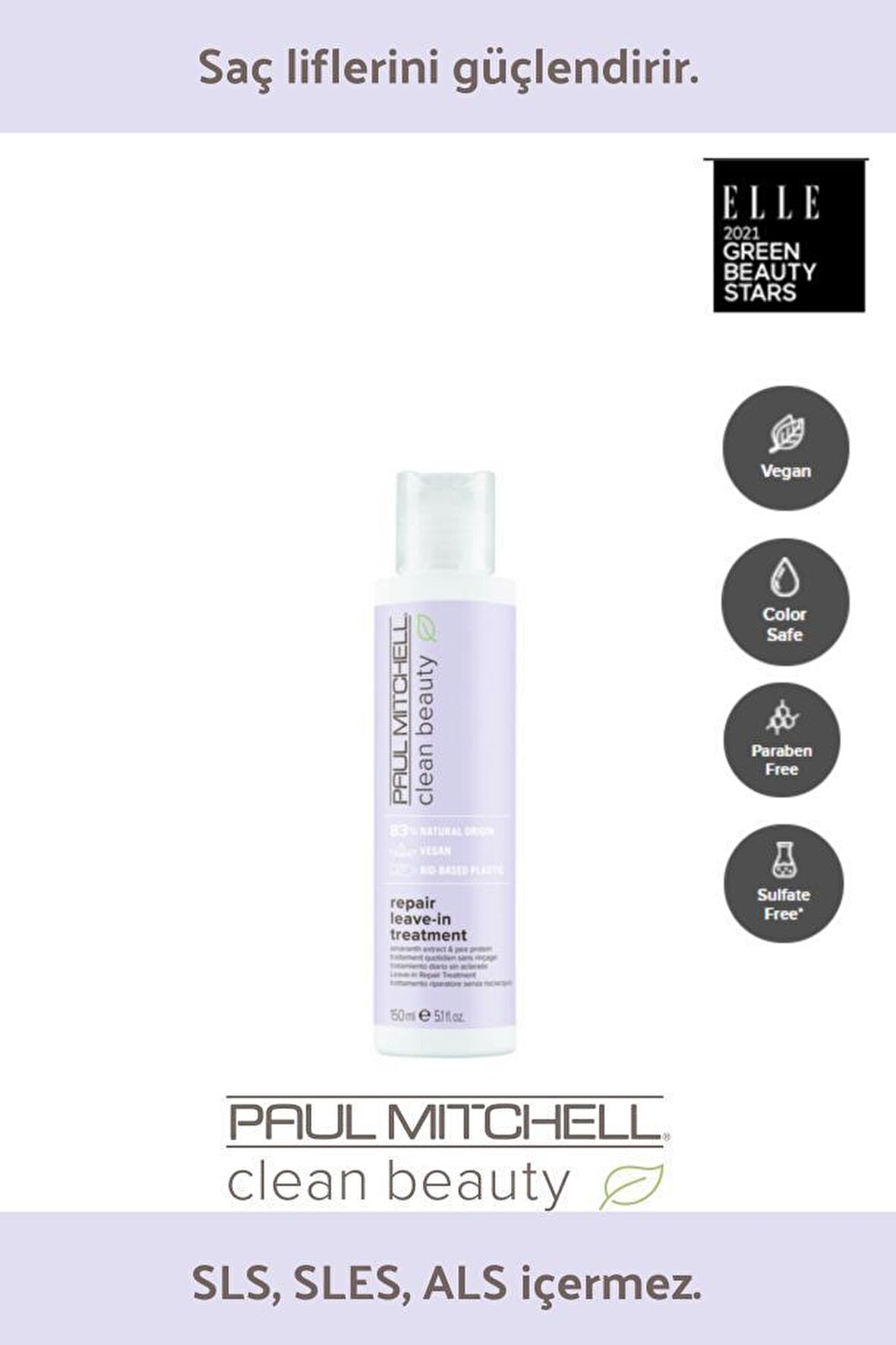 Paul Mitchell Clean Beauty Repair Leave-in Treatment 150ml