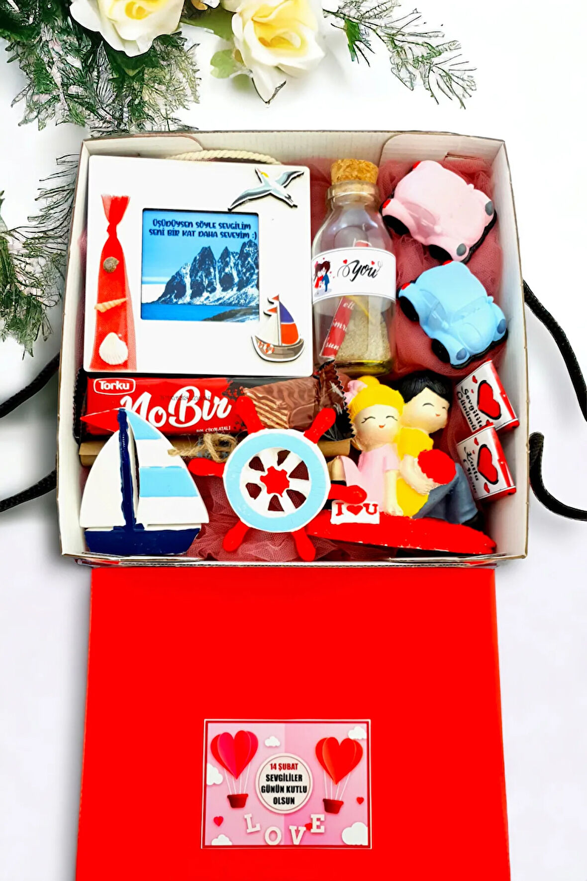 Sevgiliye En anlamlı hediyeler Sevgililer günü Hediyesi Kutuda 14 şubat Sürpriz Paket 14LOVEboxF1