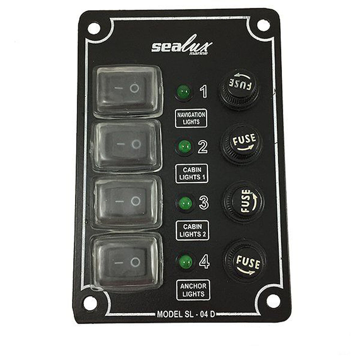4 ANAHTARLI İZOLELİ DİKEY SWITCH PANEL