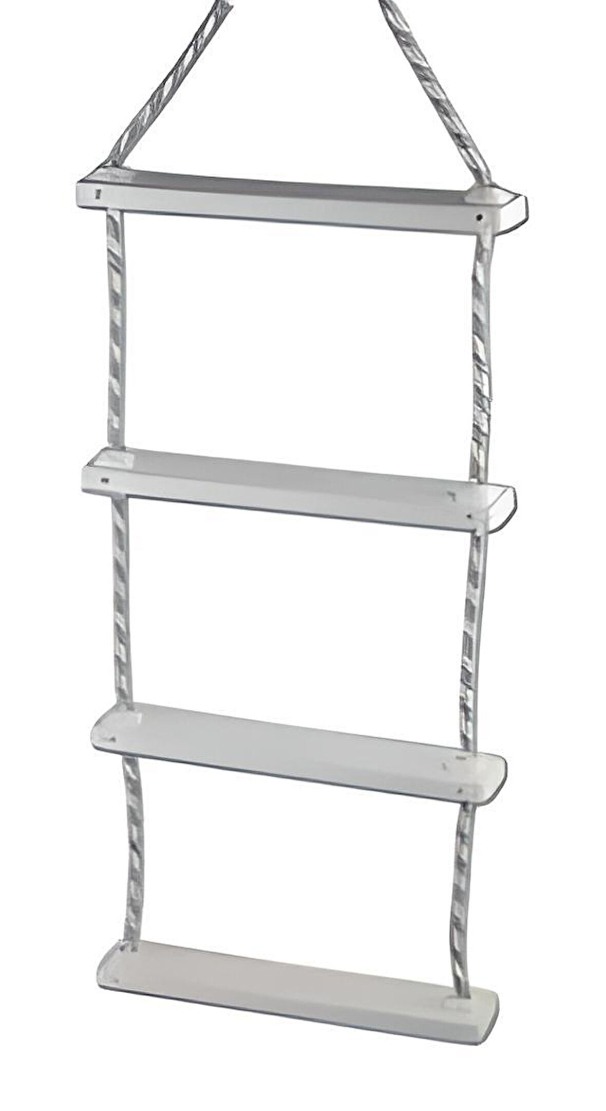 İP MERDİVEN 4 BASAMAKLI GENİŞLİK: 29cm BOY: 75cm TEKNE VE KARAVAN İÇİN 