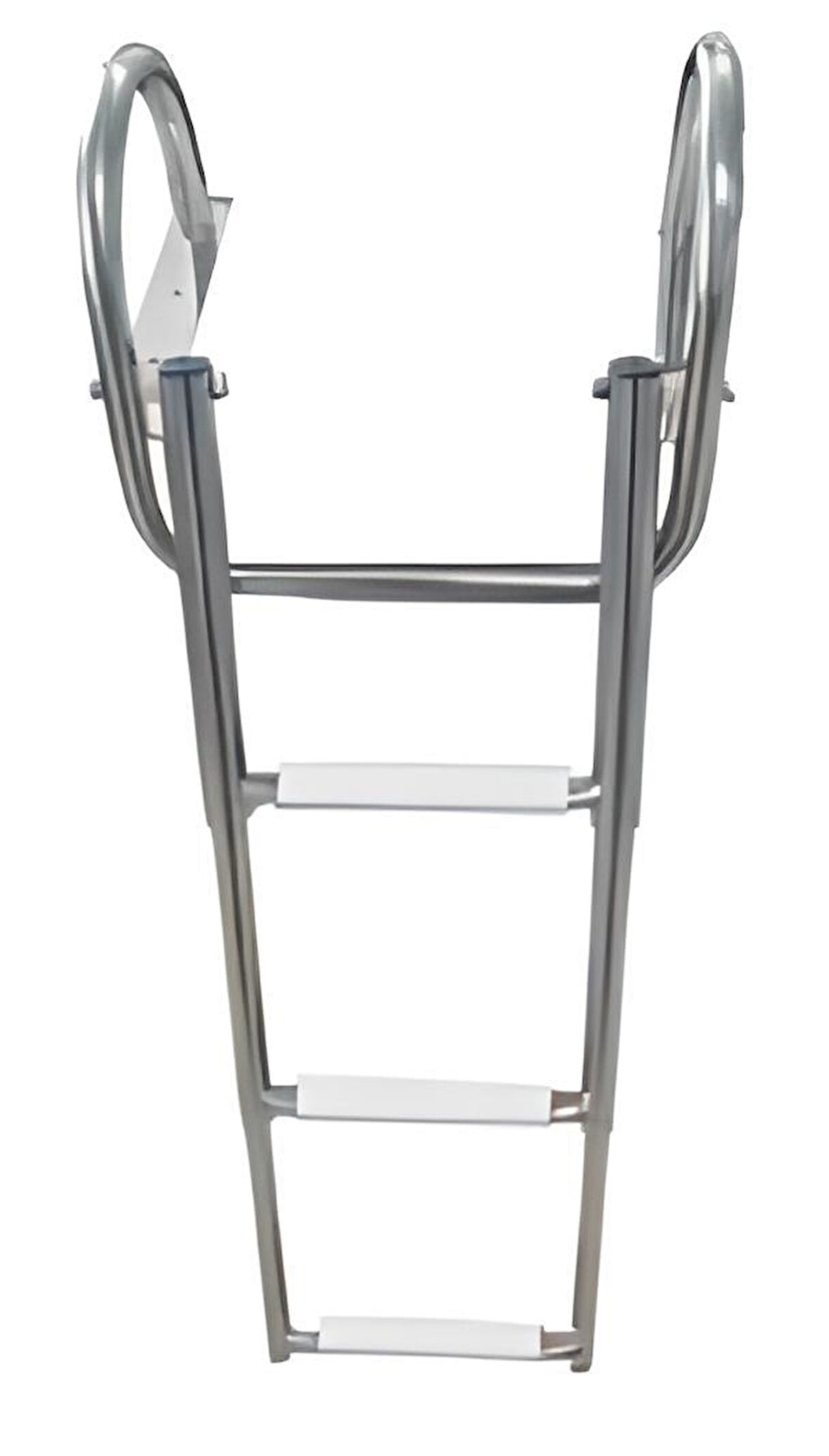 TEKNE MERDİVENİ KATLANABİLİR TELESKOPİK MERDİVEN 3 KROM TUTAMAKLI 92CM