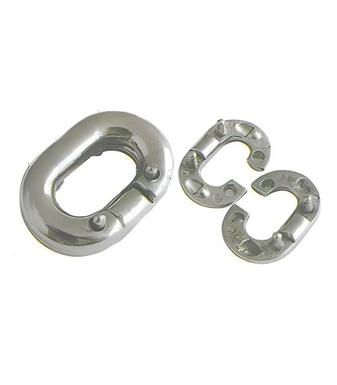 ZİNCİR EK BAKLASI KROM ÇAP 12MM TEKNE YAT