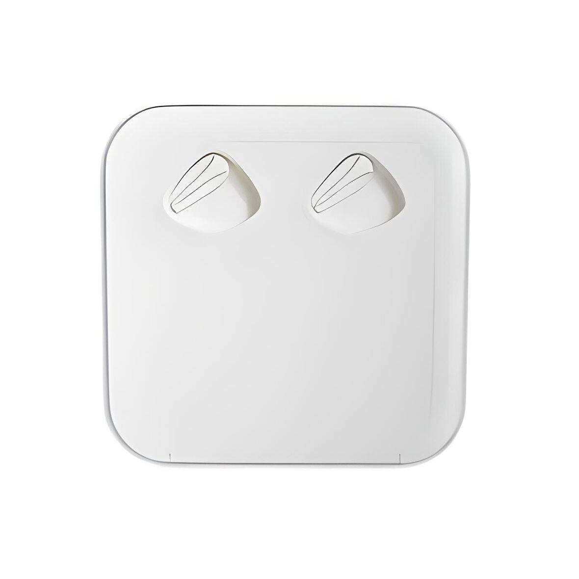 TEKNE VE KARAVAN İÇİN PLASTİK KAPAK BEYAZ  372x372 mm