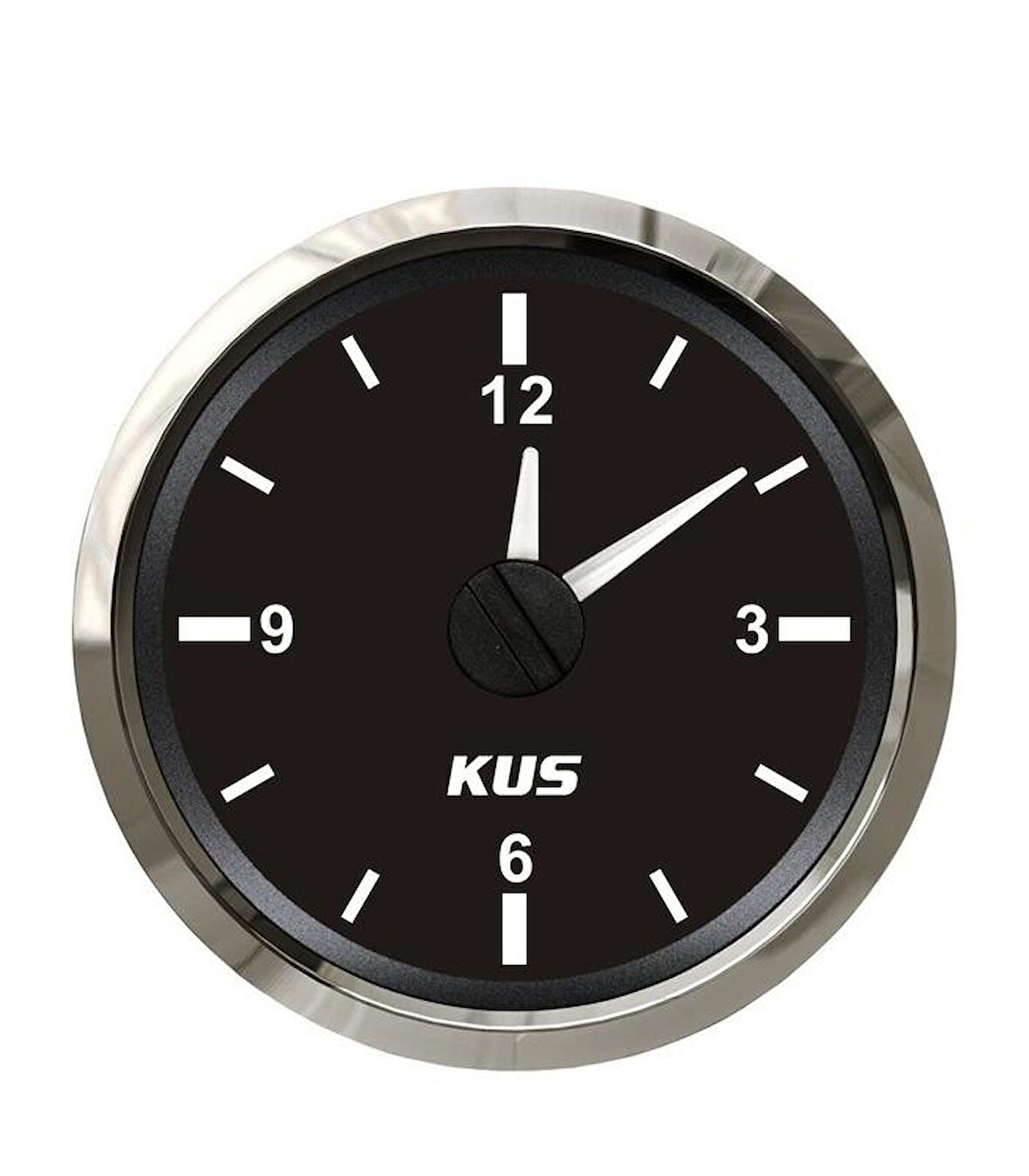 ZAMAN SAATİ ÇAP 52mm SİYAH TEKNE YAT