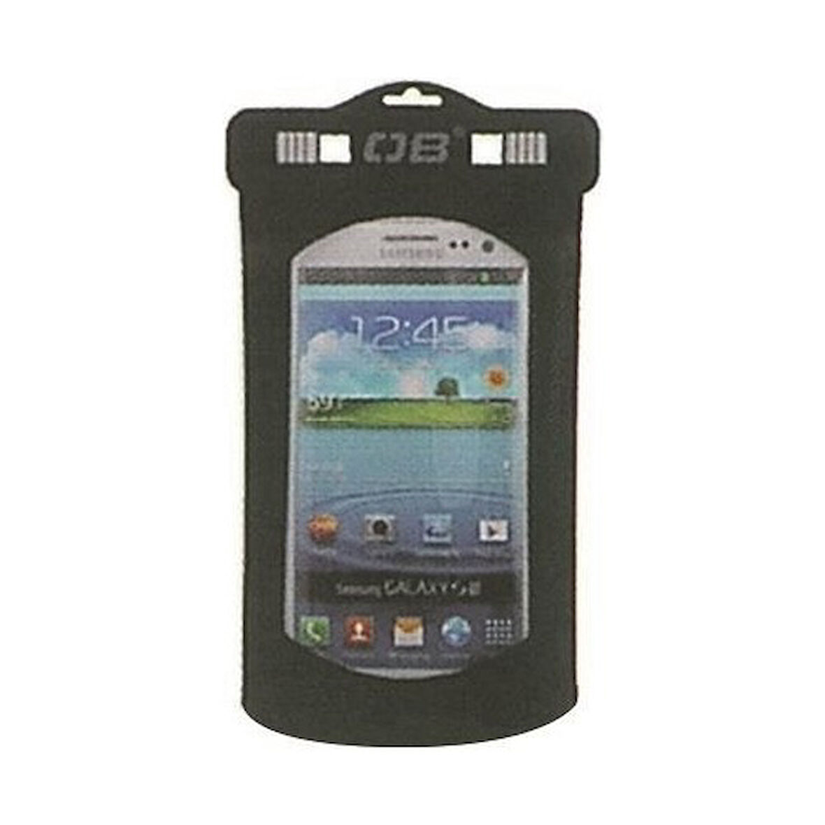  SU GEÇİRMEZ TELEFON KILIFI 16X27 CM SİYAH