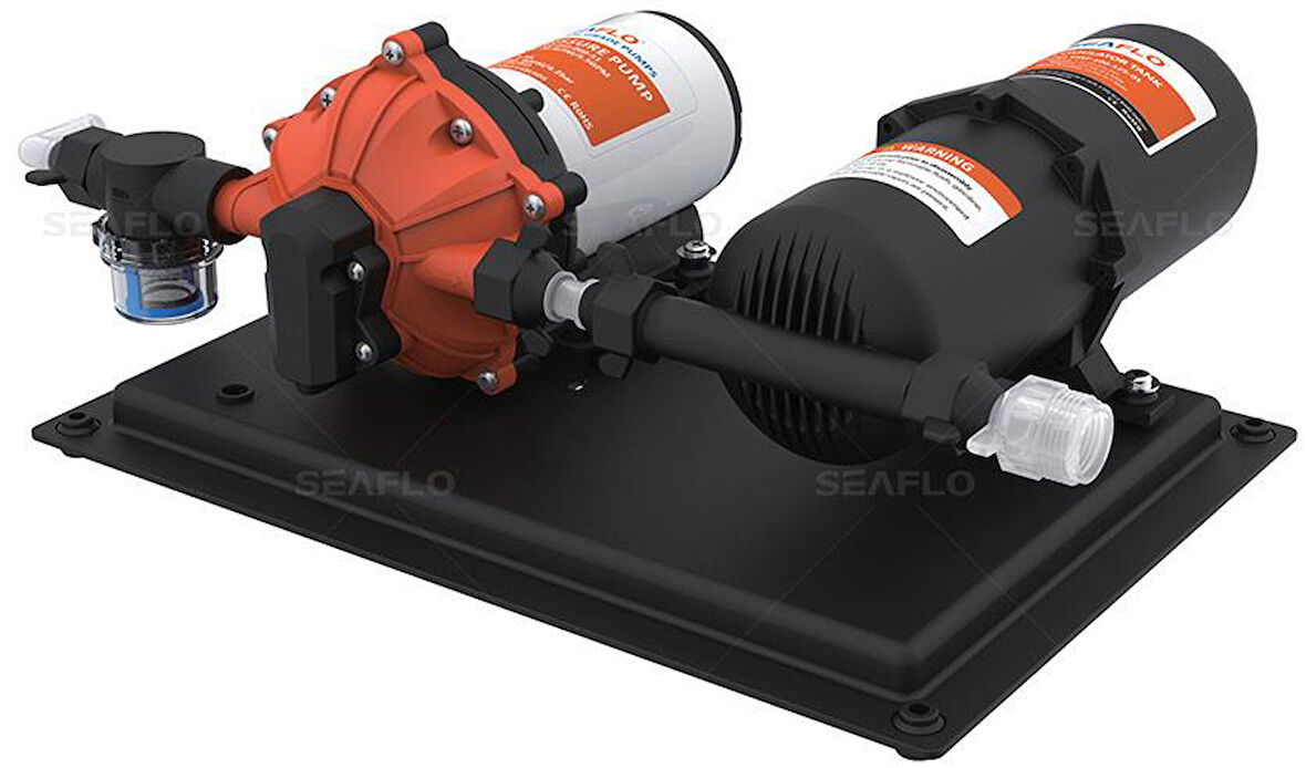 SEAFLO TANKLI HİDROFOR 12 V 20.8 LT. 1.00 LT TANK TEKNE KARAVAN