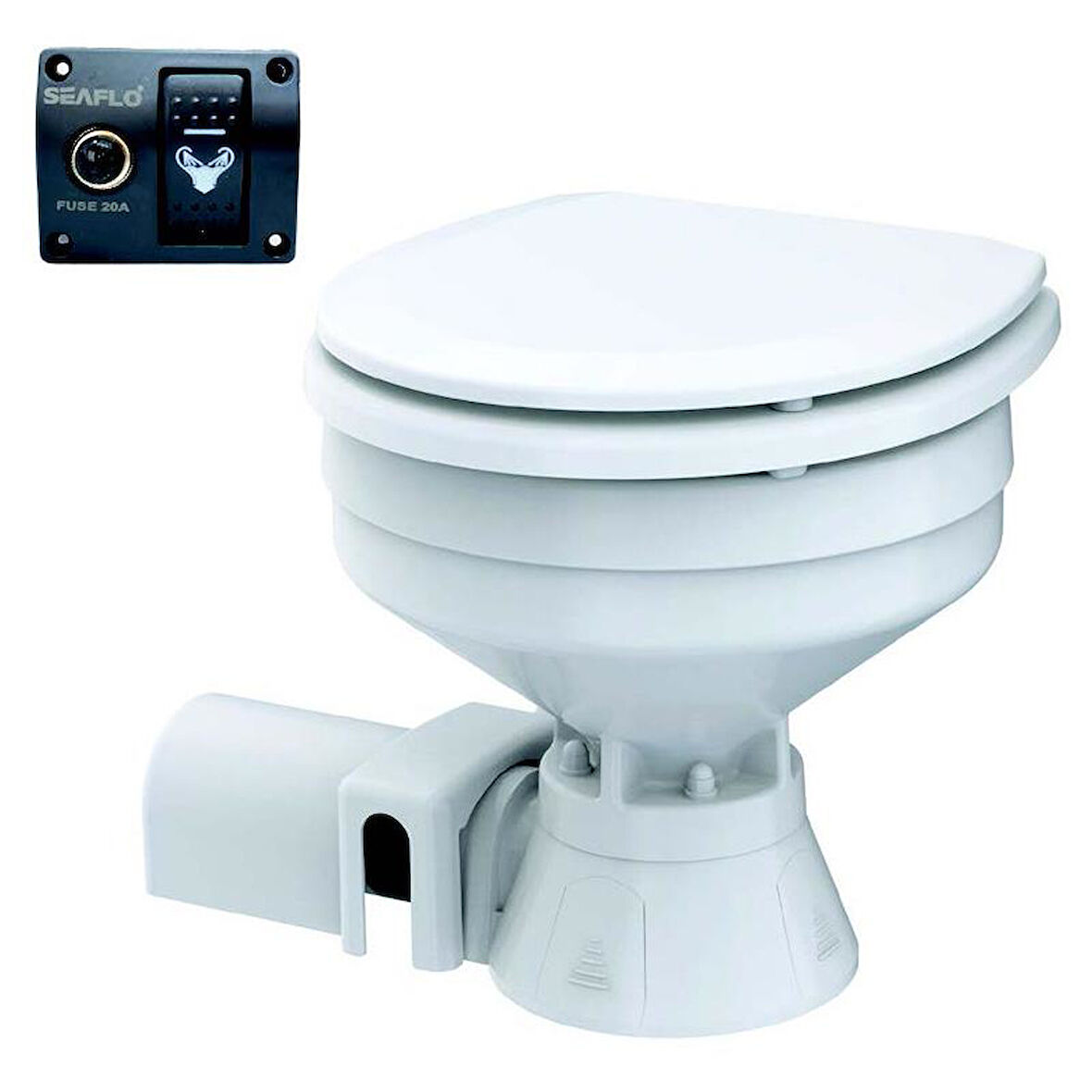 SEAFLO ELEKTRİKLİ TUVALET BÜYÜK TAŞ 12 V