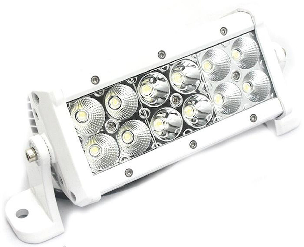 TEKNE İÇİN DİKDÖRTGEN GÜVERTE LAMBASI 12LED 36W 12-24 V