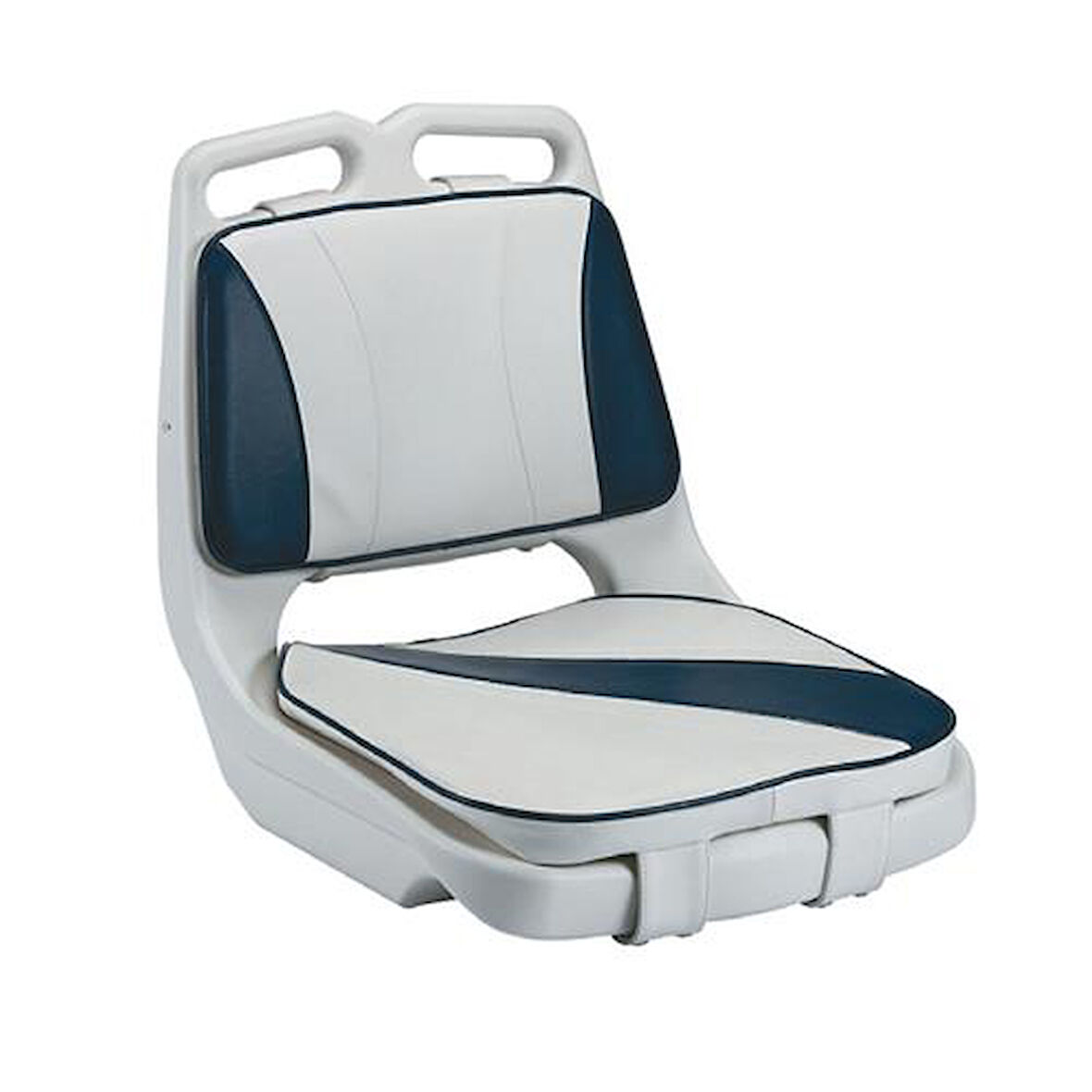 TEKNE KOLTUK MAVİ BEYAZ DEMONTE MİNDER