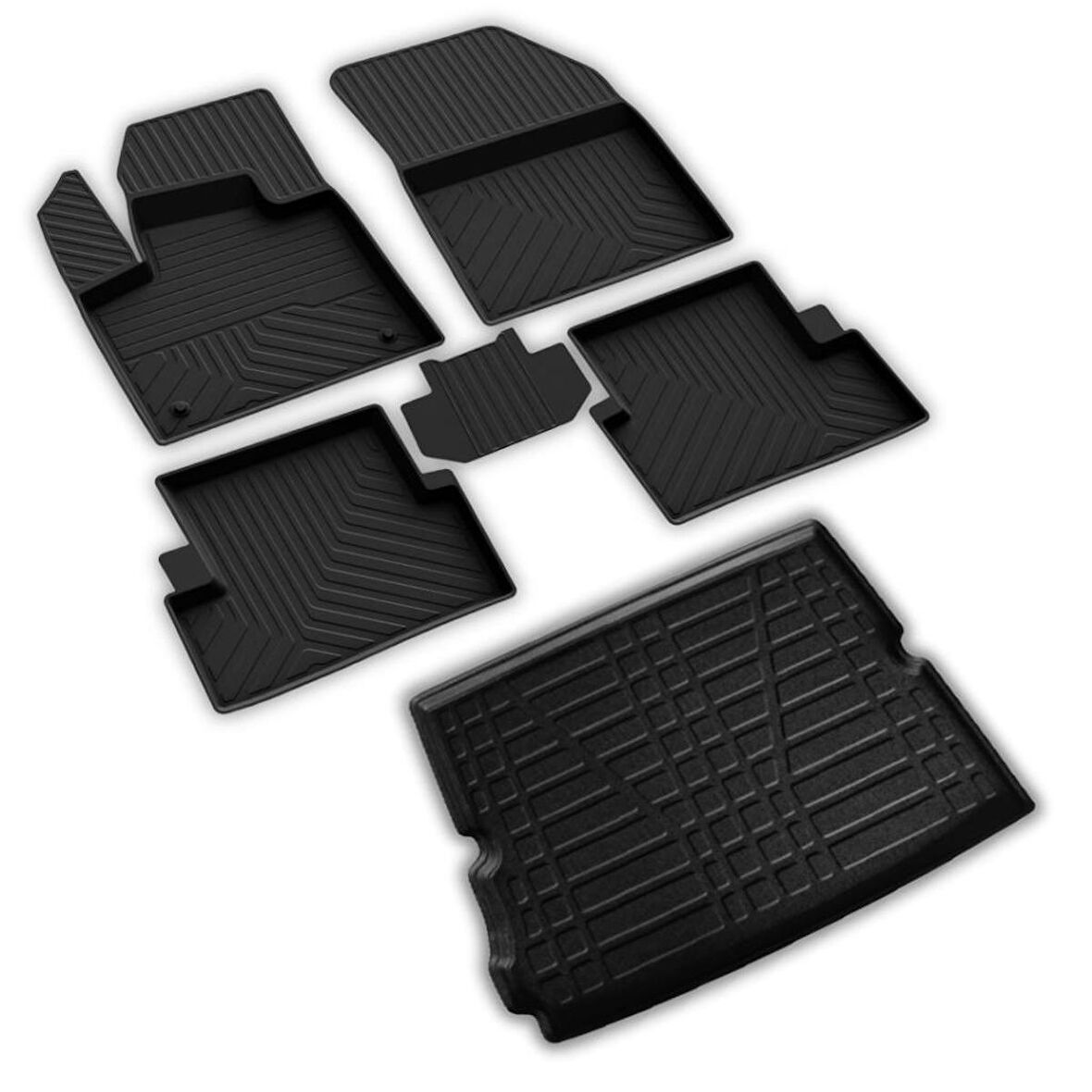 Peugeot 5008 Allure Ferrous 4D Paspas ve 3D Bagaj Havuzu 2017 2023