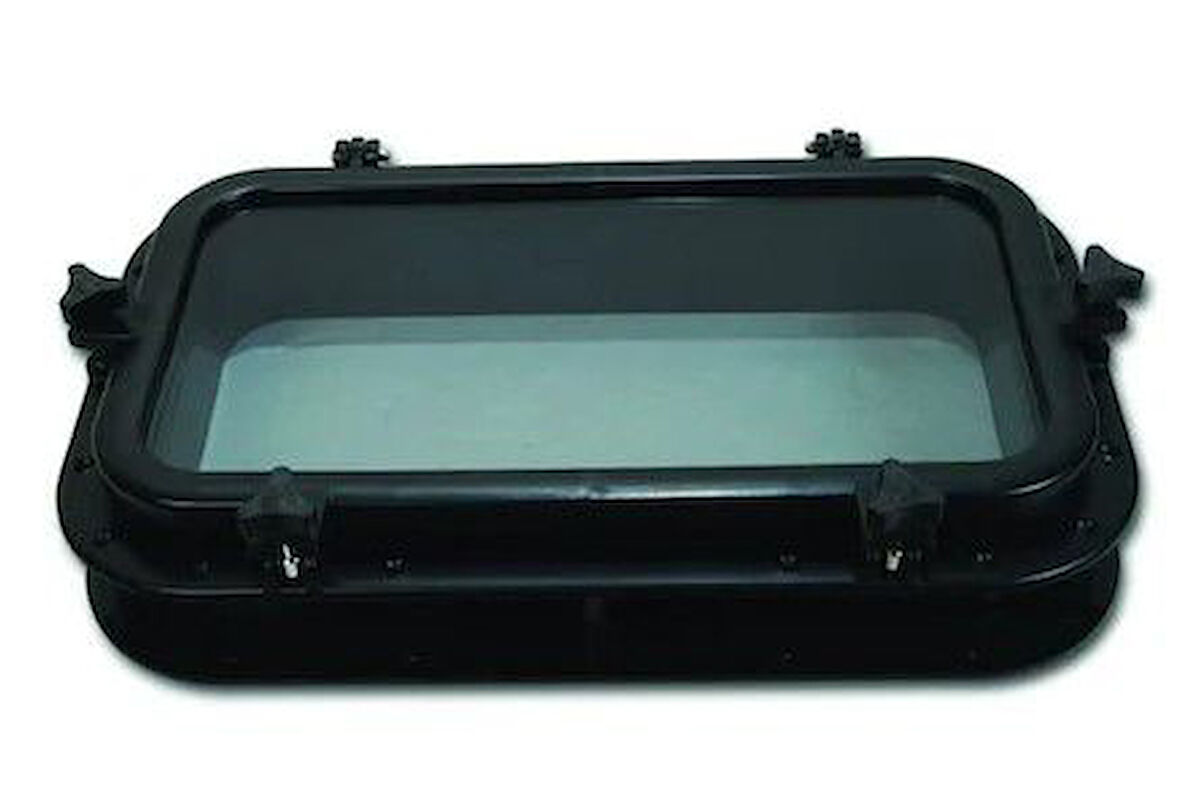 LUMBOZ İÇTEN MONTAJ DİKDÖRTGEN SİYAH 30x50cm