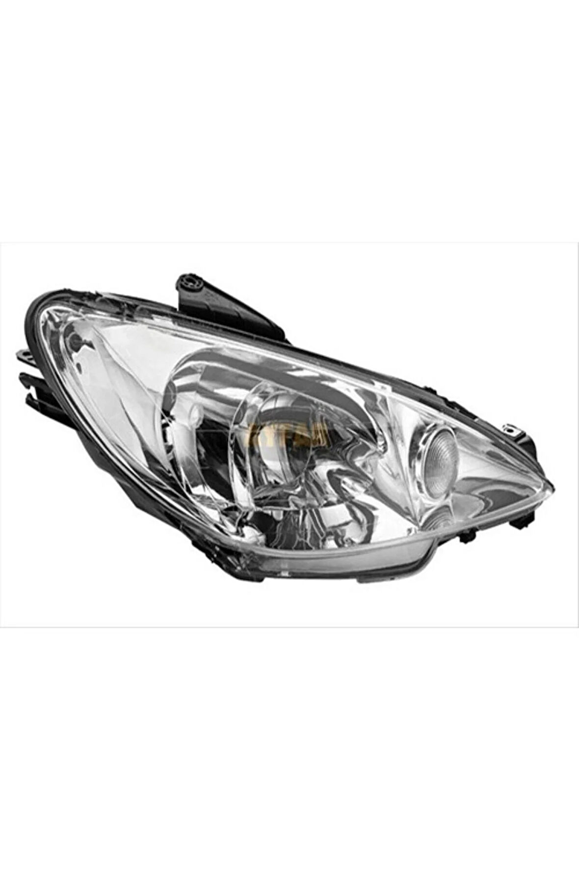 303331-FAR+SINYAL Sol Seffaf Peugeot 206 03-10 (Elektrıklı)(H7+H7)