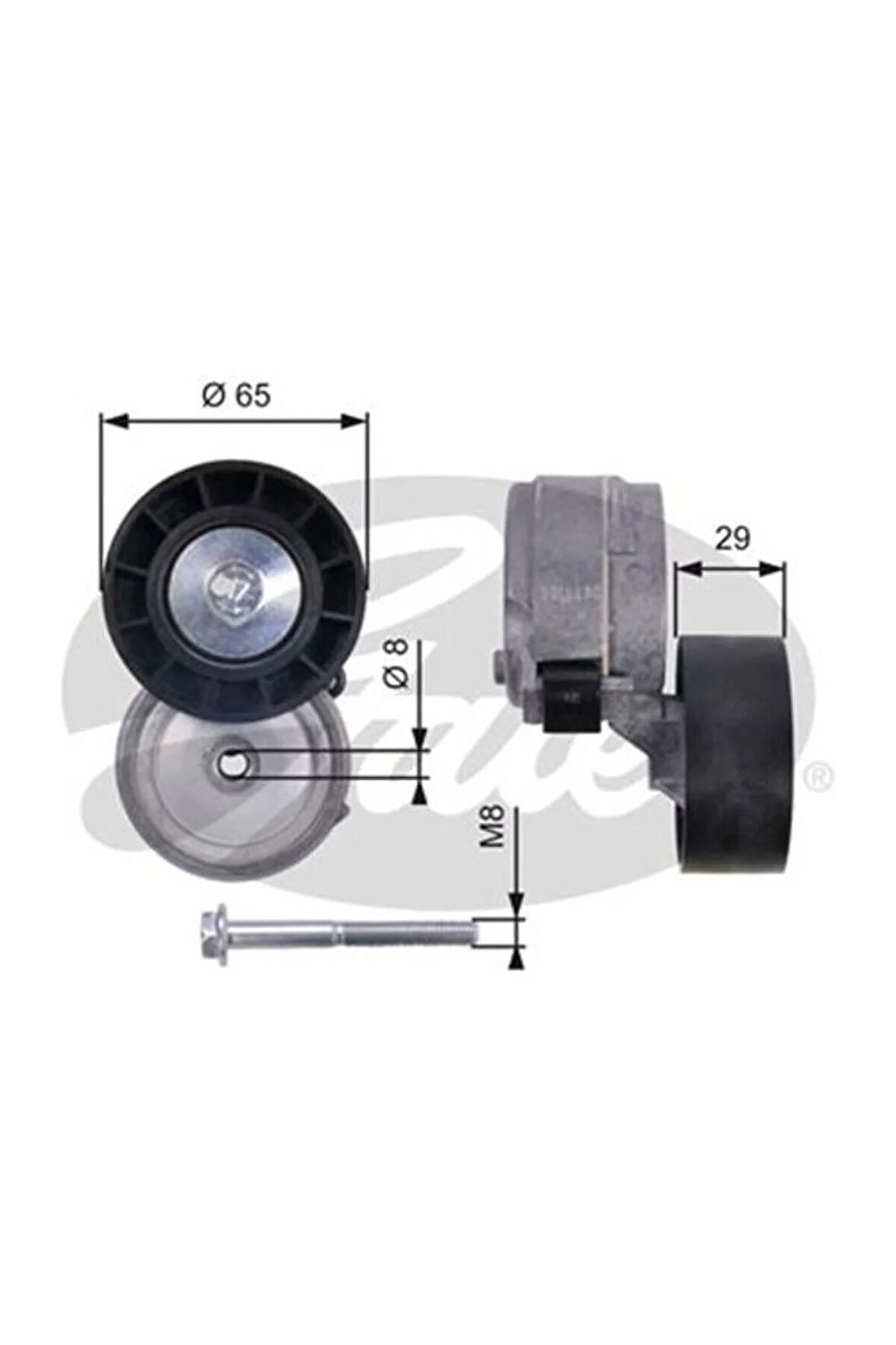 Alternatör Gergi Rulmanı Kütüklü Brava-Bravo I-Iı-Marea-Palıo-Punto 1.9d-1.9jtd 55180011-4