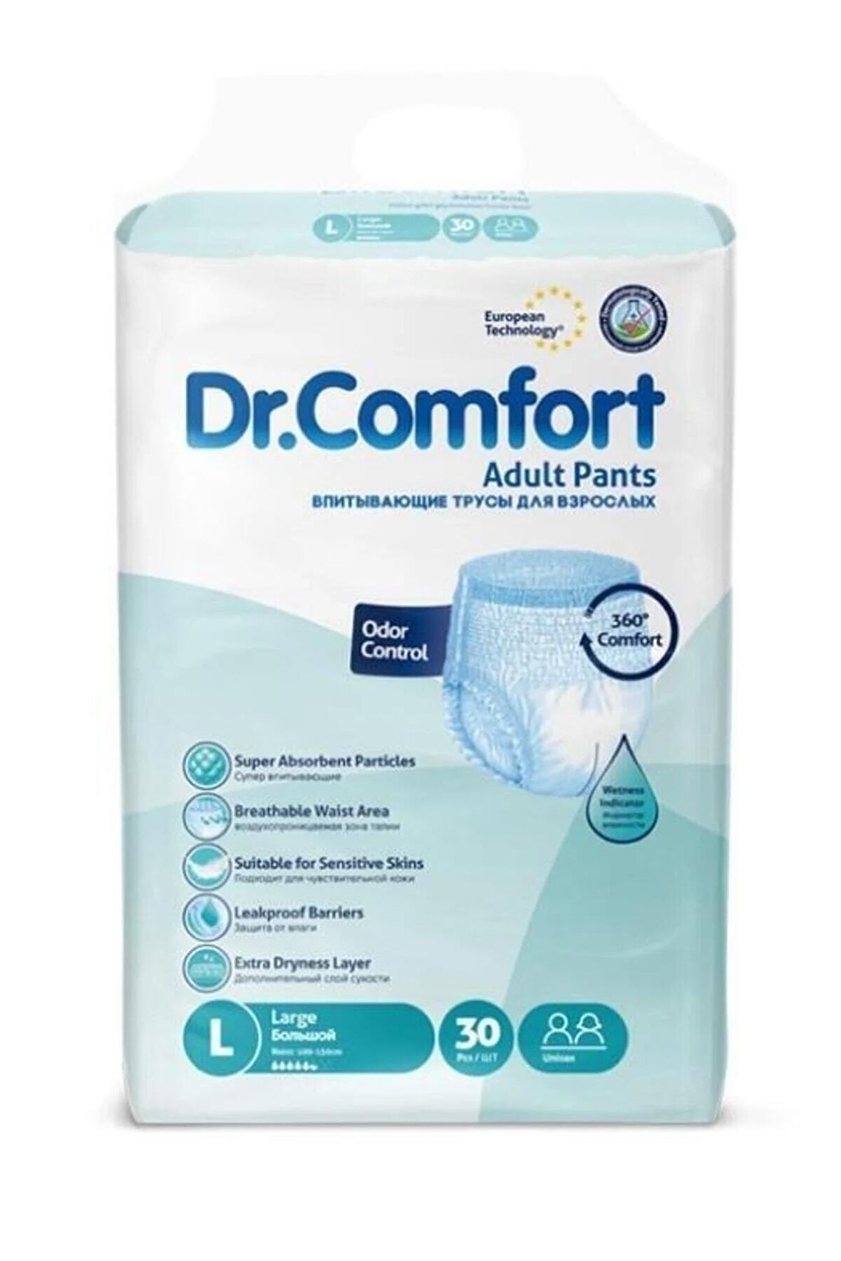 DR.COMFORT YETİŞKİN EMİCİ KÜLOT L 30 ADET