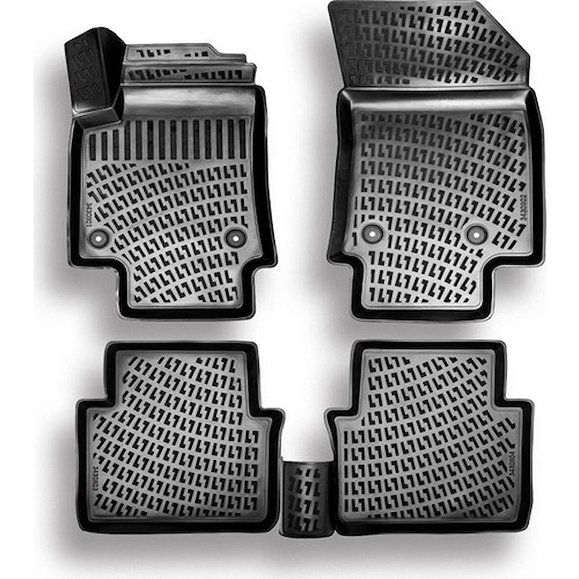 Rizline Mercedes Glk 2008-2015 Siyah 3D Paspas