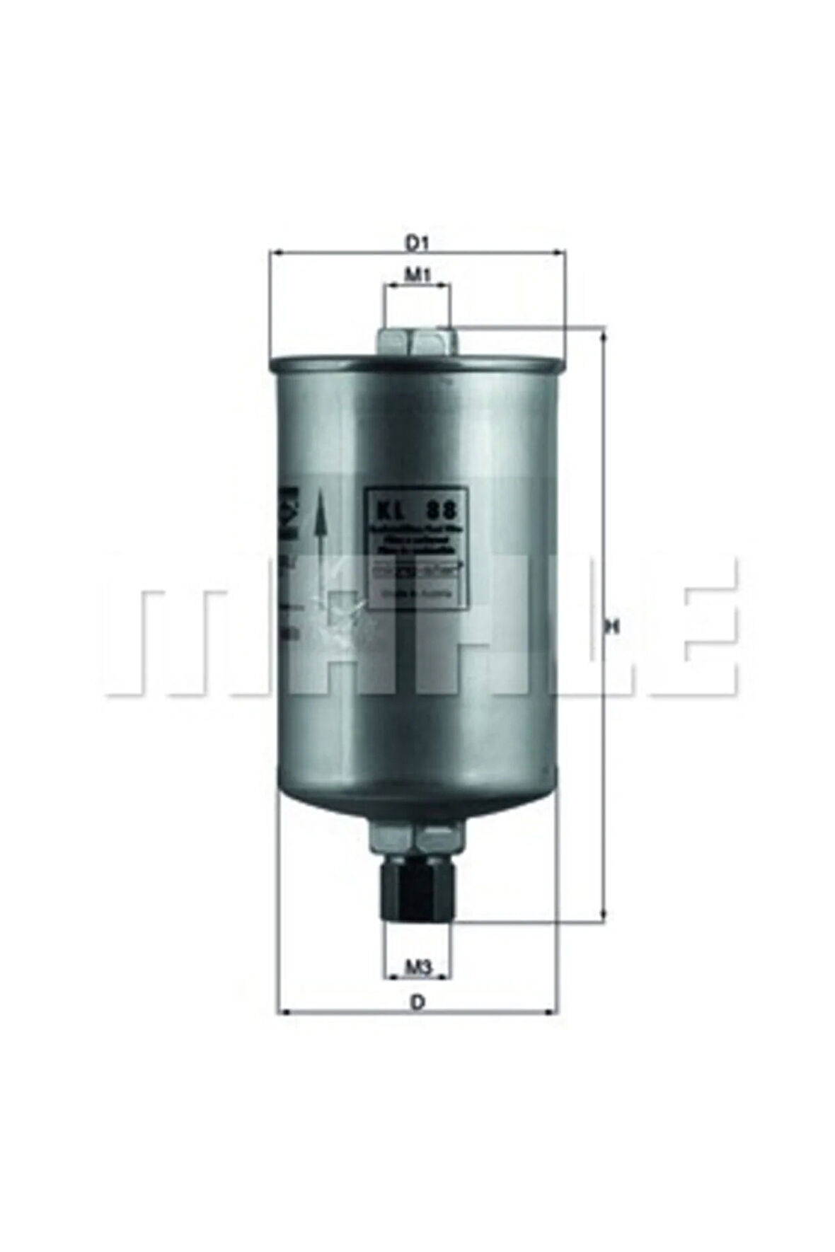 YAKIT FİLTRESİ GOLF II 1.8 GTI-PASSAT 88-97 1.8-A6 WK834/1 x uyumlu