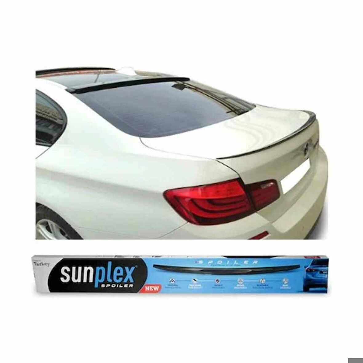 Bmw 5 serisi F10 Spoiler Piano Black 2010-2016 arası modellere uyumlu Sunplex