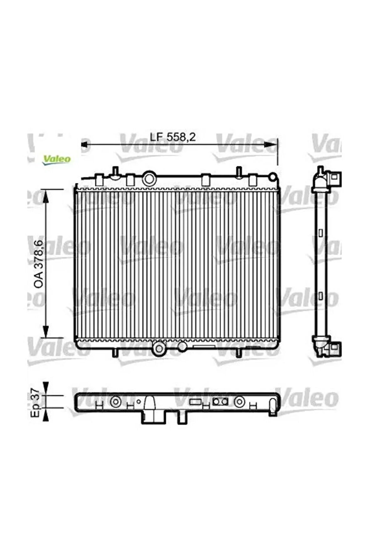 Su Radyatoru 407-C5 Ii-C5 Iii EW10A-(2.0 16V)