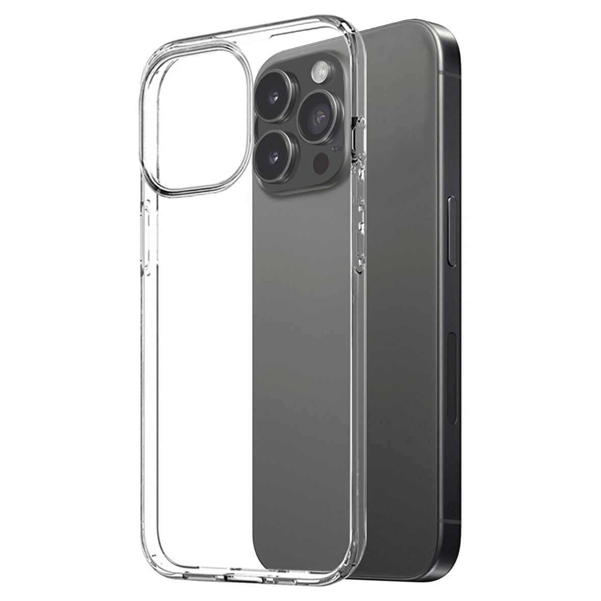 Teleplus iPhone 16 Pro Max Kılıf 3in1 Kombin Set Tpu Silikon Kılıf