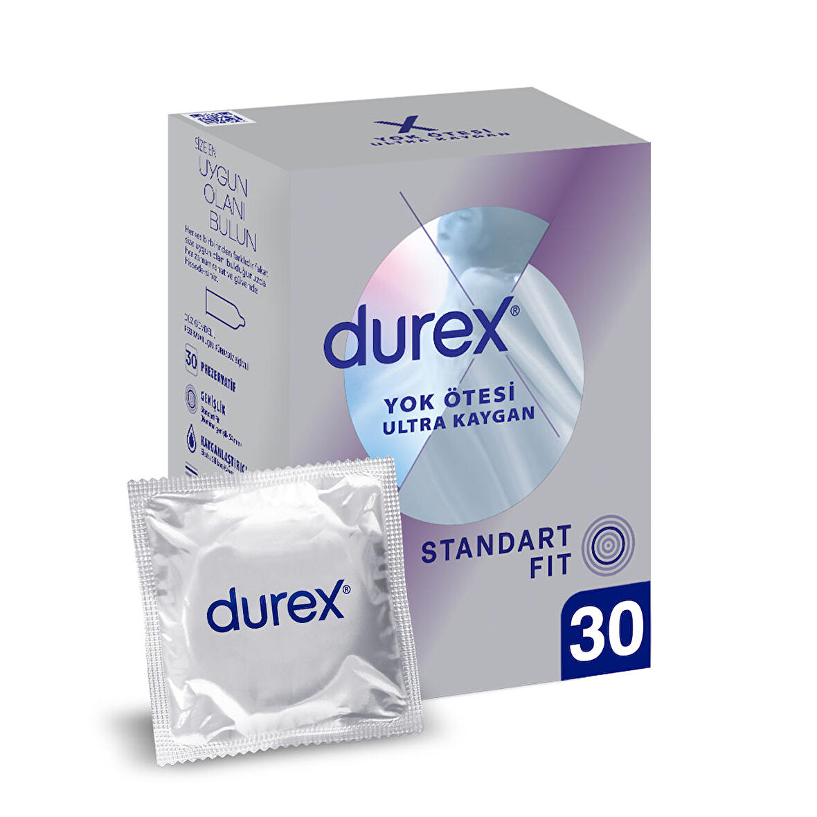 Durex Yok Ötesi Ultra Kaygan 30'lu Prezervatif 