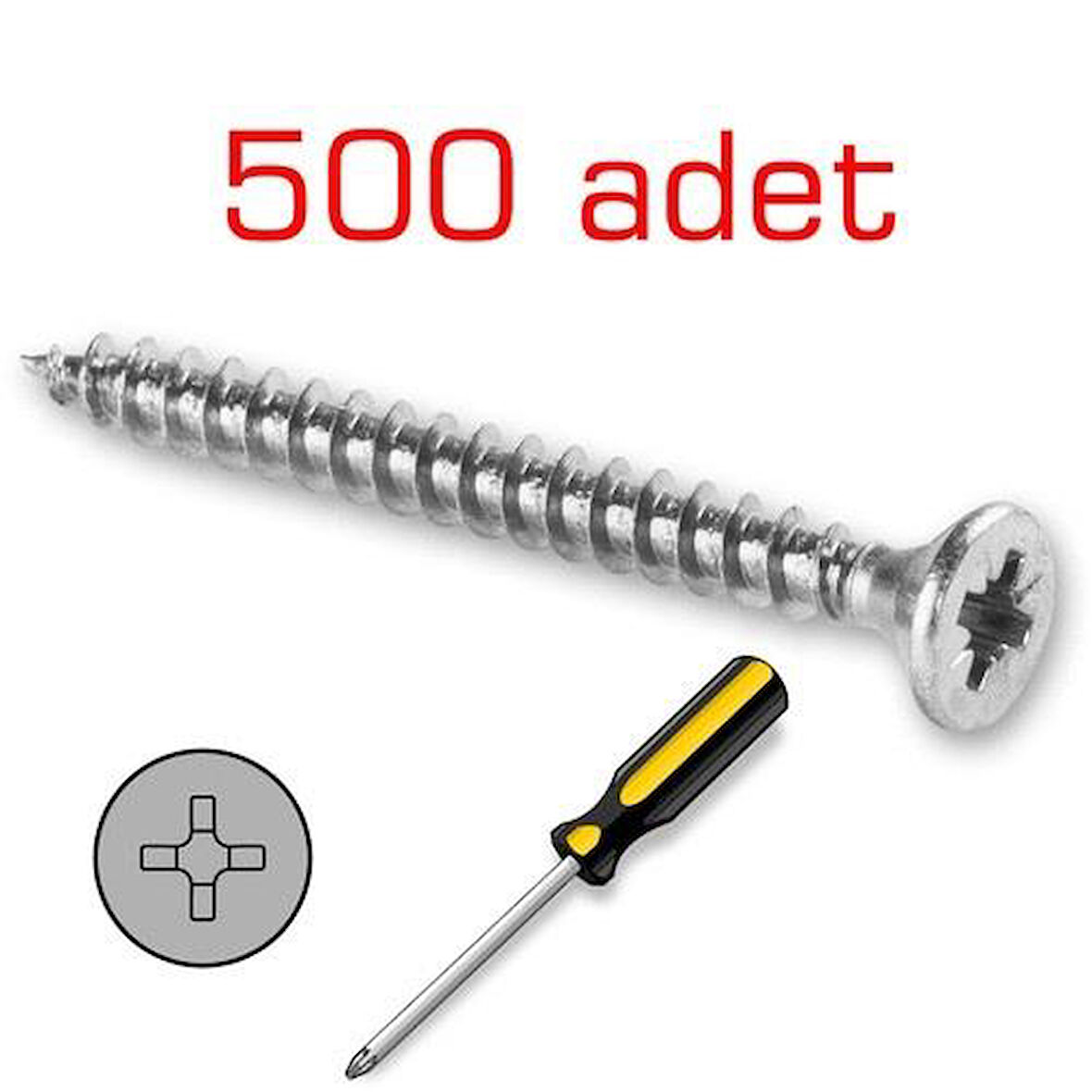 Meridyen Sunta Vidası 4.0x30mm 500 Adet
